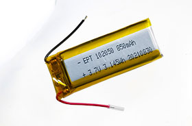 3.7V 102050 850mAh 美眼仪聚合物锂电池